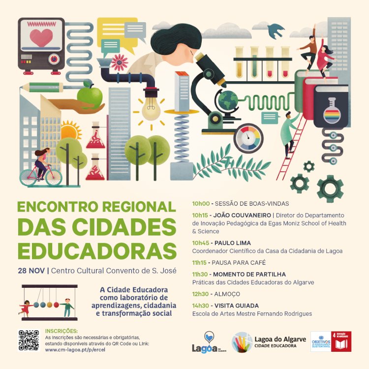 Encontro Regional das Cidades Educadoras - 28 de Novembro - Centro Cultural Convento de S. José