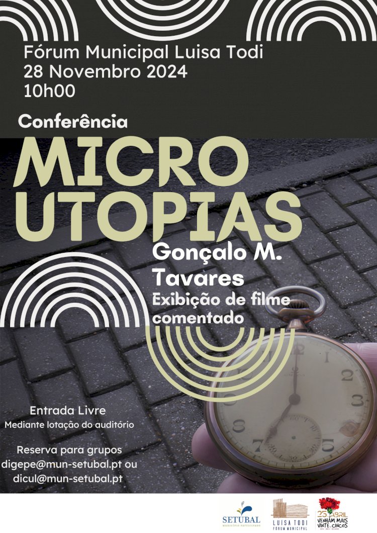 Conferência Micro Utopias com Gonçalo M. Tavares