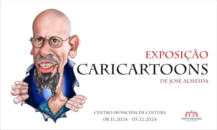 Centro Municipal de Cultura acolhe "Caricartoons" de José Almeida