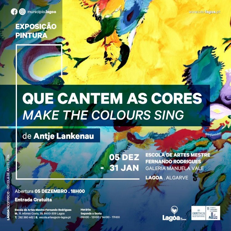 Exposição de Pintura | Que Cantem as Cores - Make the Colours Sing