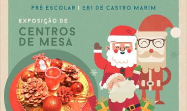 Mercado Local de Castro Marim acolhe exposição de Natal produzida pelos alunos do concelho
