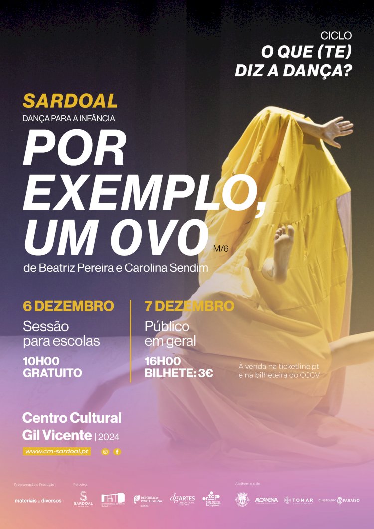 “Por exemplo, um OvO” no palco do Centro Cultural Gil Vicente