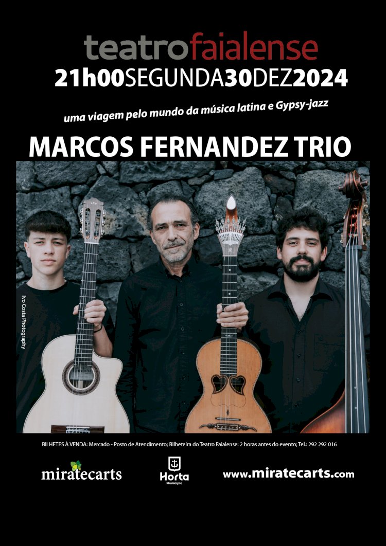 Marcos Fernandez Trio no Teatro Faialense