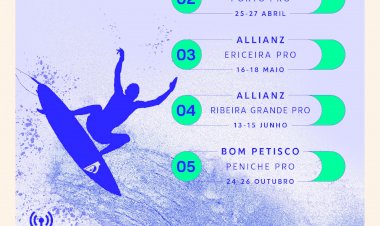 Revelado calendário da 15.ª edição da principal competição do Surf Nacional