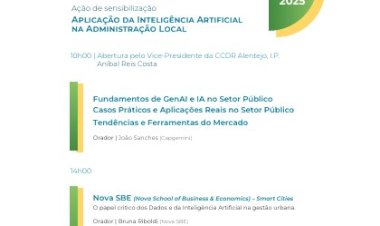 Ação de Sensibilização "Aplicação da Inteligência Artificial na Administração Local"