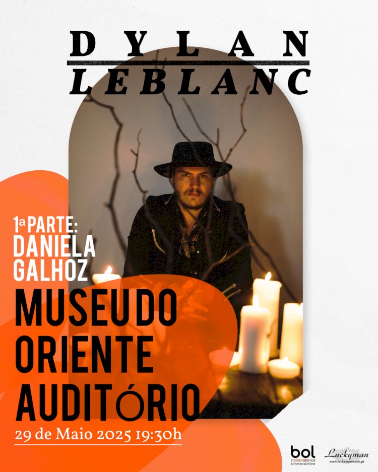 Dylan LeBlanc apresenta-se no Museu do Oriente a 29 de Maio