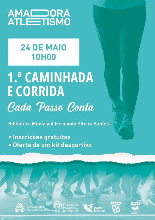 1ª Caminhada e Corrida 'Cada Passo Conta'