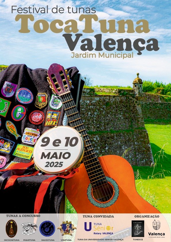 Valença Acolhe o Festival de Tunas “Tocatuna Valença”