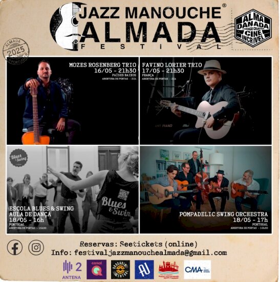 Festival Jazz Manouche Almada regressa em Maio