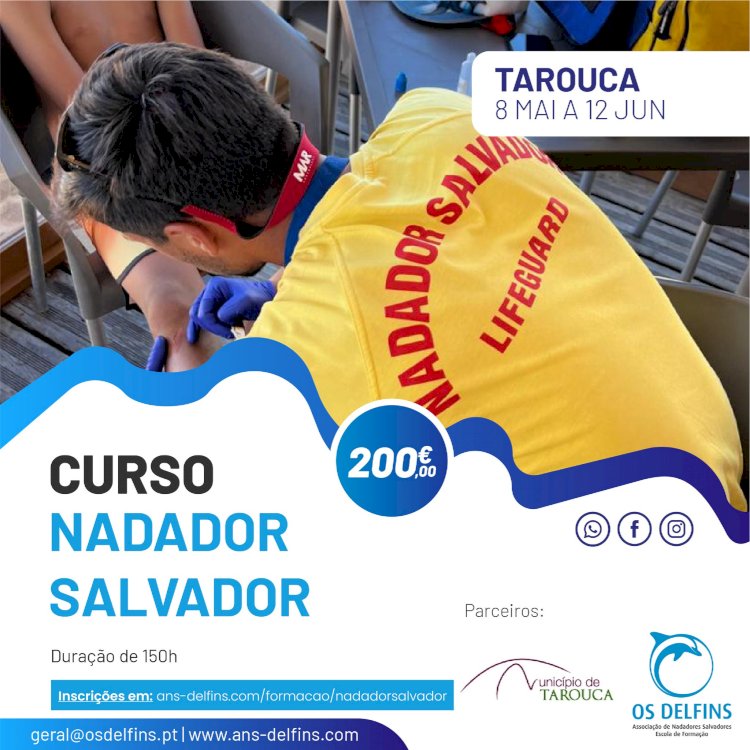 Curso de Formação de Nadador Salvador em Tarouca