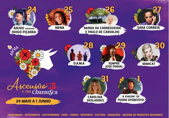 Ascensão é na Chamusca de 24 de maio a 01 de junho
