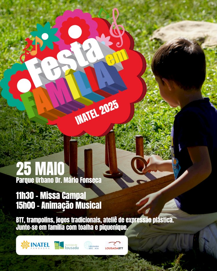 Festa em Família no dia 25 de Maio