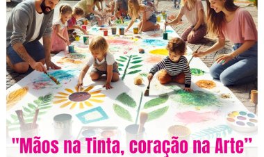 Cérebro em Ação convida a colocar "Mãos na Tinta, corações na Arte"