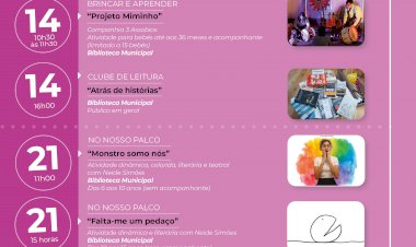 Programação da Biblioteca Municipal de Sardoal durante o mês de junho