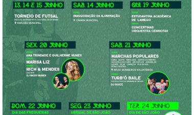 São João 2025 com programa recheado de música, tradição e alegria