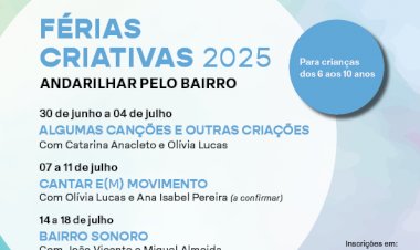 Férias Criativas em julho para crianças dos 6 aos 10 anos