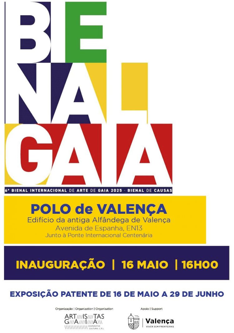 6ª Bienal Internacional de Arte de Gaia Passa por Valença