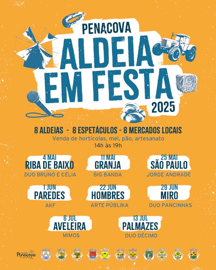 “Aldeia em Festa” anima oito localidades de Penacova com espectáculos e mercadinhos