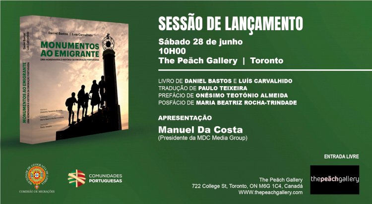 Livro “Monumentos ao Emigrante” apresentado na comunidade portuguesa em Toronto