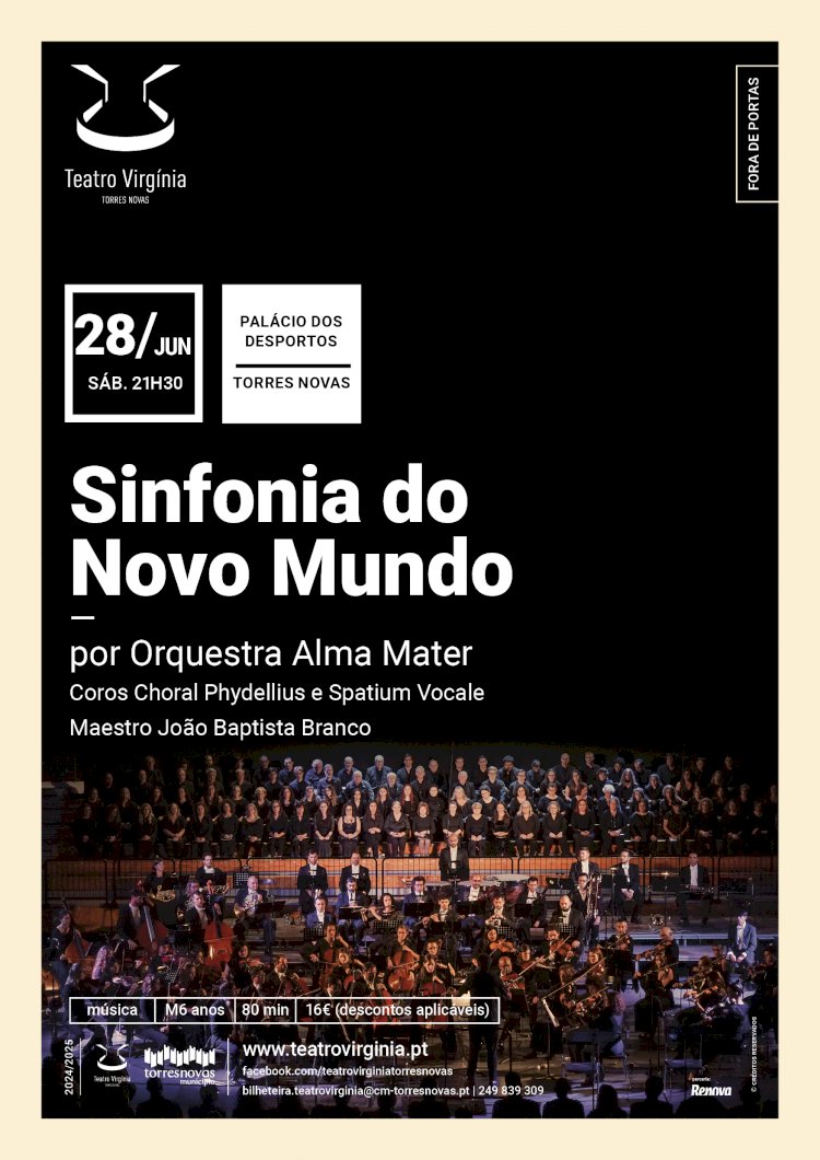 Sinfonia do Novo Mundo por Orquestra Alma Mater no Palácio dos Desportos