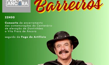 Concerto de Quim Barreiros encerra comemorações do centenário da elevação de Gontinhães a Vila Praia de Âncora
