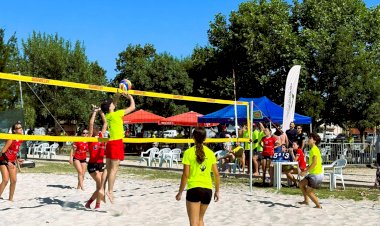 Ereira Beach Volley na Praia Fluvial da Ereira
