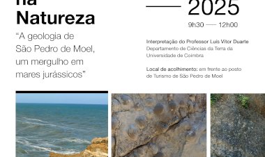 Passeio na natureza revela geologia costeira de São Pedro de Moel