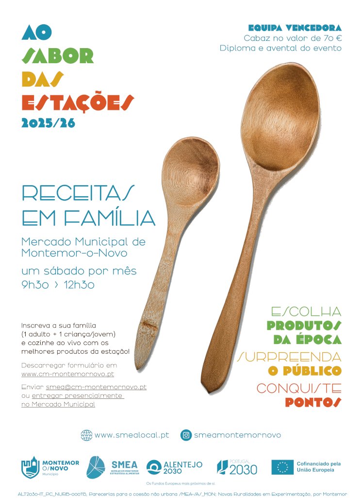 Ao Sabor das Estações 2025/2026 - Receitas em Família