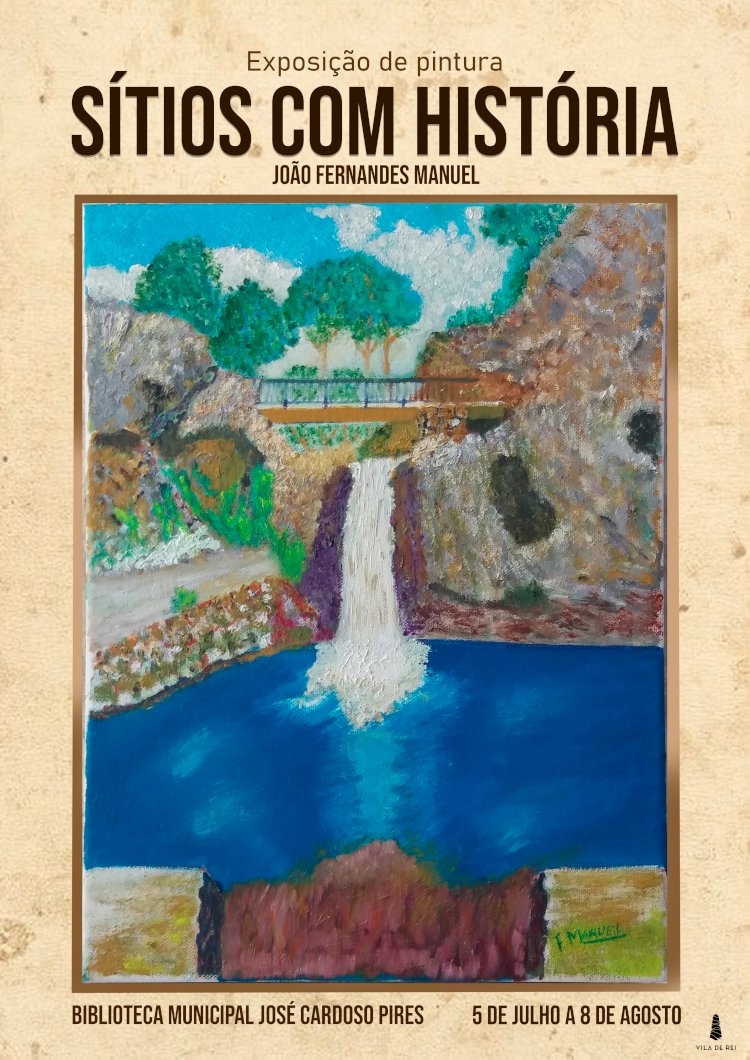 Biblioteca Municipal recebe Exposição de Pintura ‘Sítios com História’