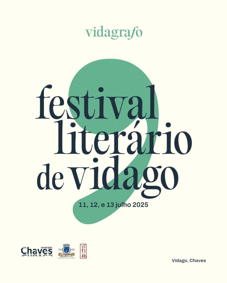 Vidagrafo - Festival literário e artístico de Vidago de 11 a 13 de Julho em Vidago