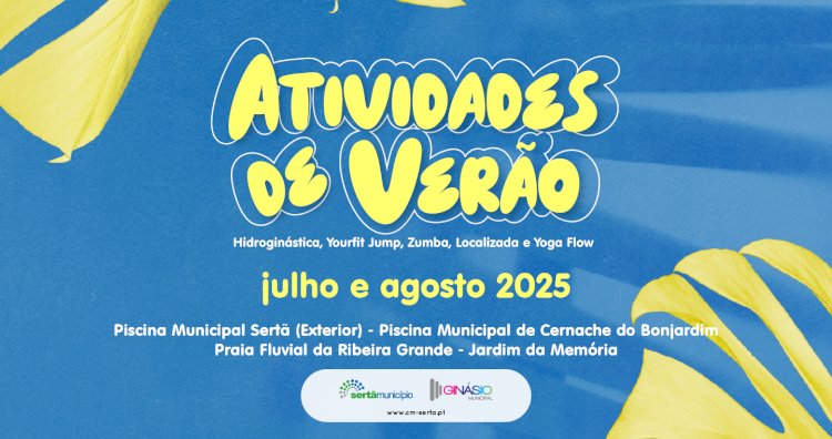 Município da Sertã promove atividades de verão ao ar livre