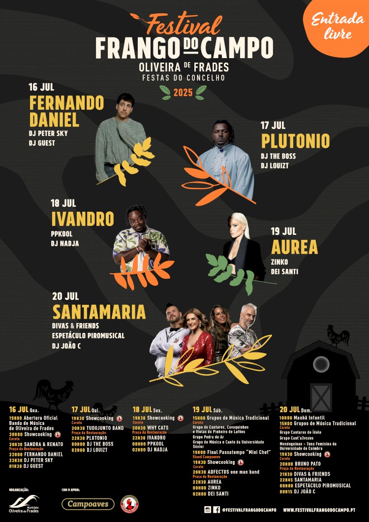 Festival Frango do Campo | 16 a 20 Julho | Largo da Feira