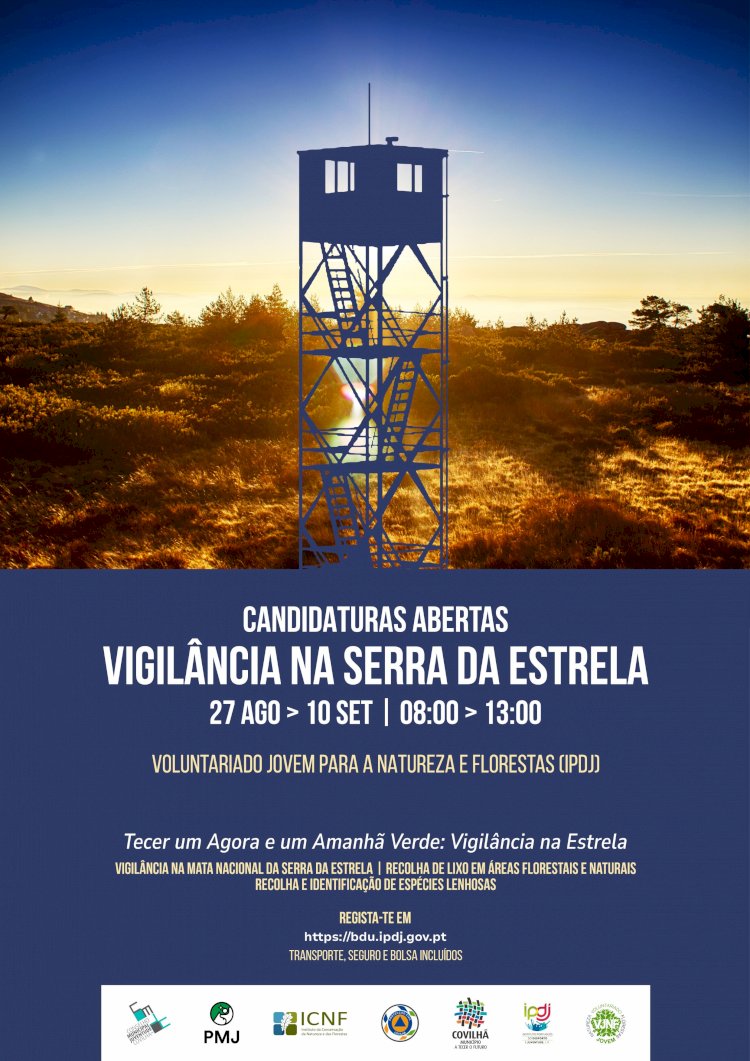 Câmara da Covilhã e IPDJ desafiam jovens a ser vigilantes na Serra da Estrela