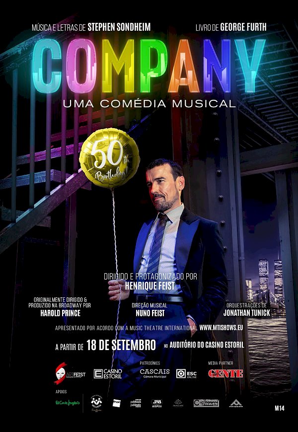 Casino Estoril estreia em Setembrocomédia musical “Company”