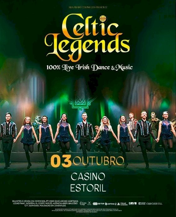 Celtic Legends no Casino Estoril com "The Life in Green Tour - 2025"