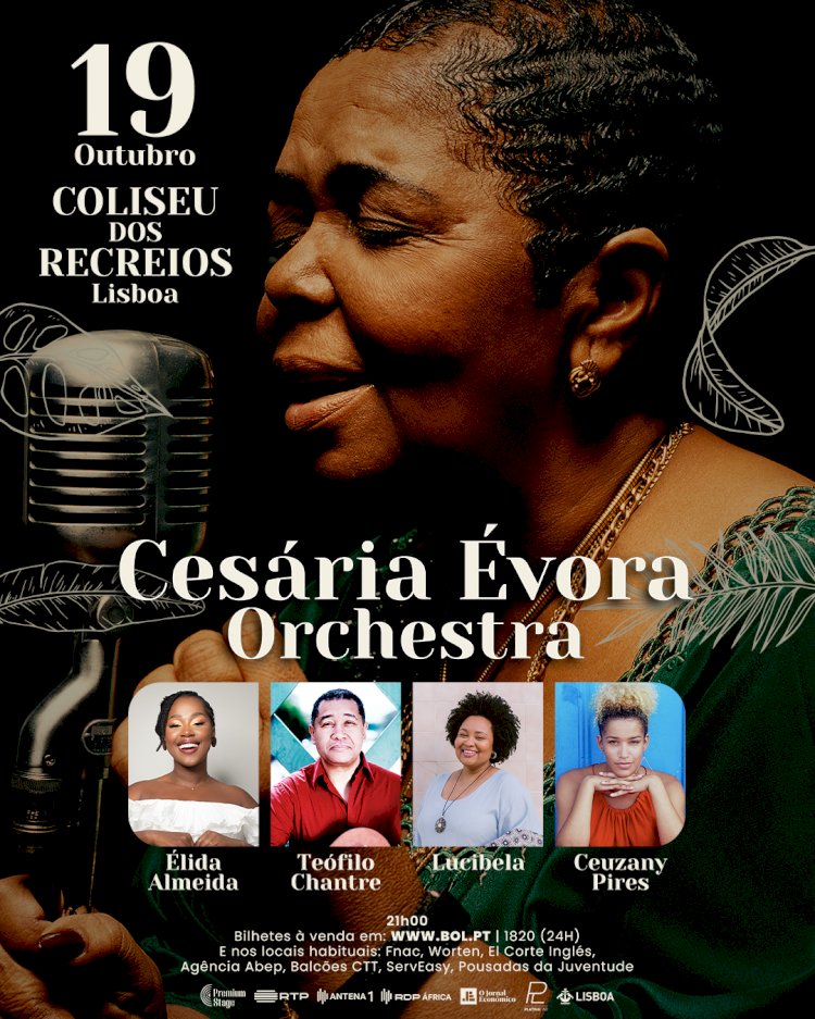 Homenagem única à maior voz de Cabo Verde – Cesária Évora no coração de Lisboa