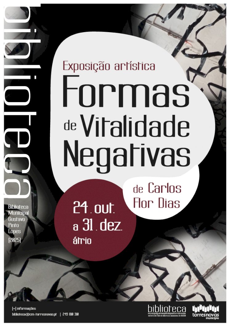 Exposição “Formas de Vitalidade Negativas” de Carlos Flor Dias