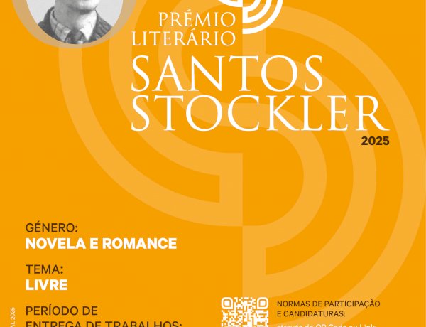 Prémio Literário Santos Stockler 2025 - 6ª edição | 01 de Novembro a 31 de Dezembro de 2025 | Portal Municipal de Lagoa