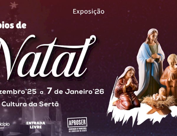Concorrentes ao “Melhor Presépio de Natal” em exposição até 7 de Janeiro de 2026