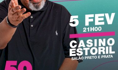 Jorge Aragão celebra 50 anos de carreira no Salão Preto e Prata do Casino Estoril