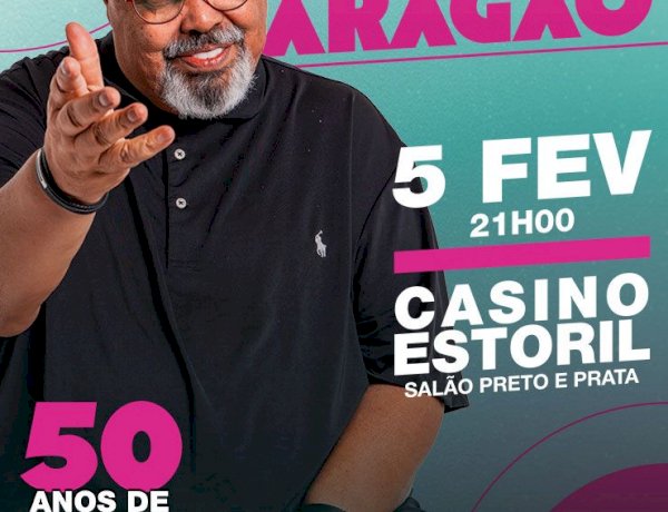 Jorge Aragão celebra 50 anos de carreira no Salão Preto e Prata do Casino Estoril