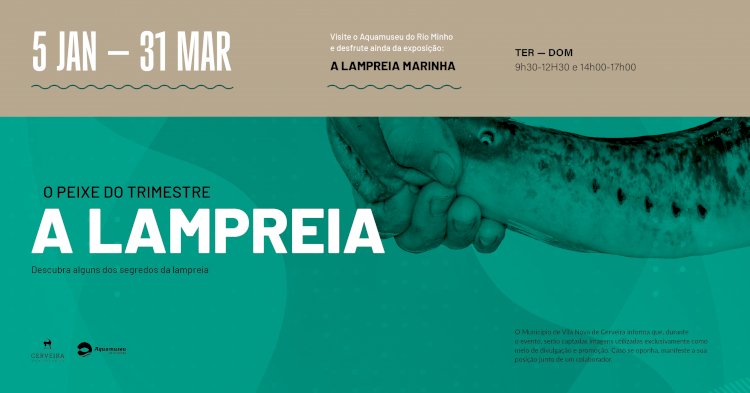 Aquamuseu promove exposição sobre a pesca da lampreia marinha