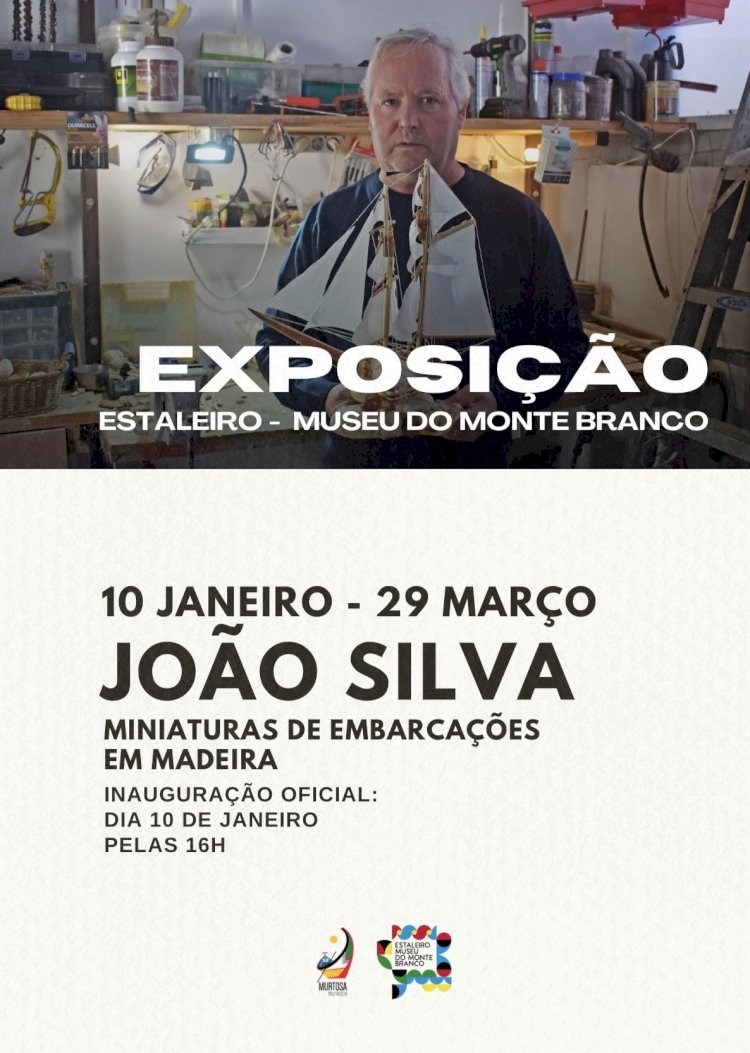 Inauguração de exposição de miniaturas de embarcações tradicionais em madeira de João Silva