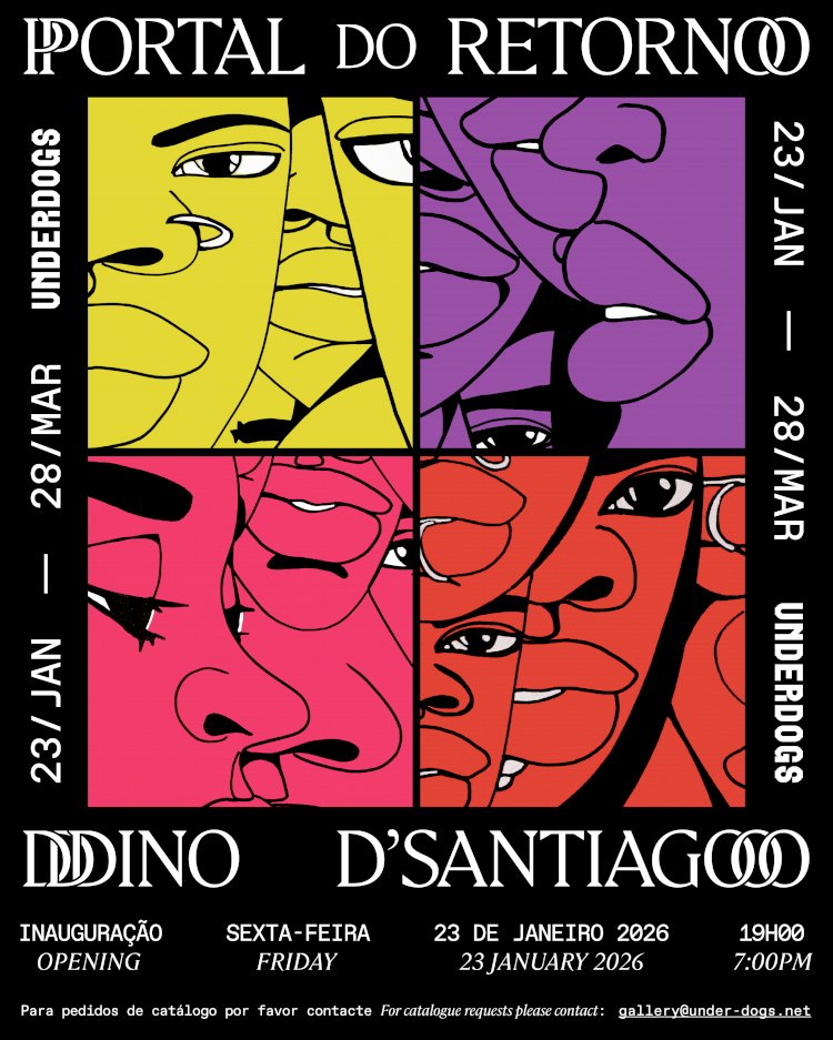 Exposição “Portal do Retorno” de Dino D’Santiago na Galeria Underdogs esta sexta-feira, em Lisboa